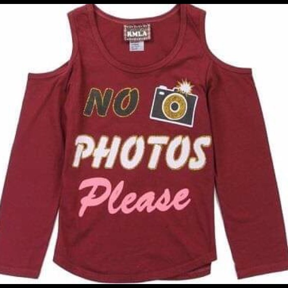 NWT Long Sleeve Cold Shoulder Top - Picture 1 of 4